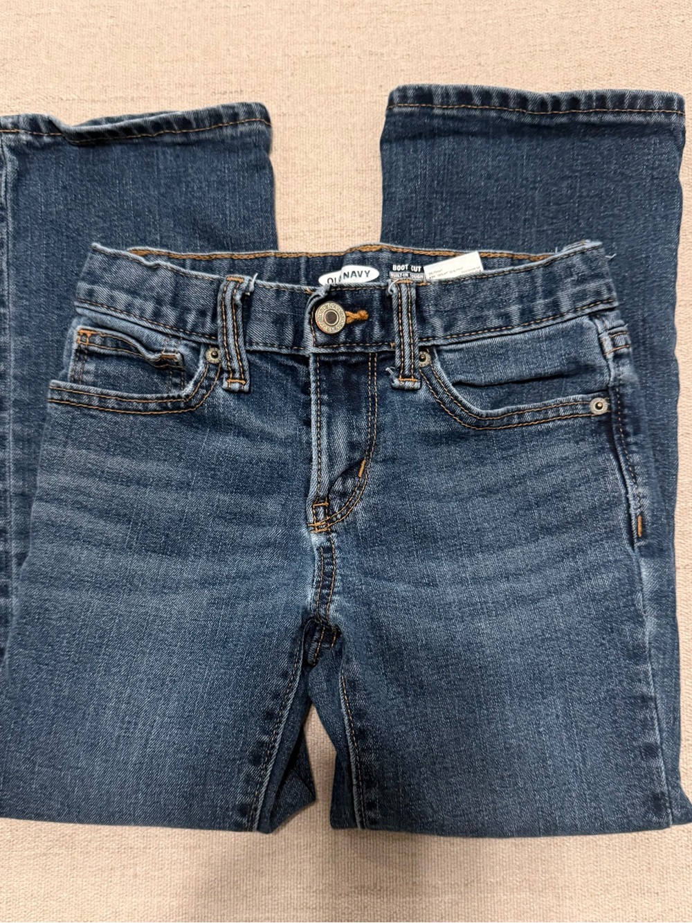 Old‎ Navy Kids Boot Cut Jeans in Medium/Dark Indigo Blue